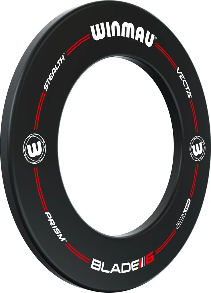 Entourage de cible fléchettes Winmau Pro-Line noir pour protection