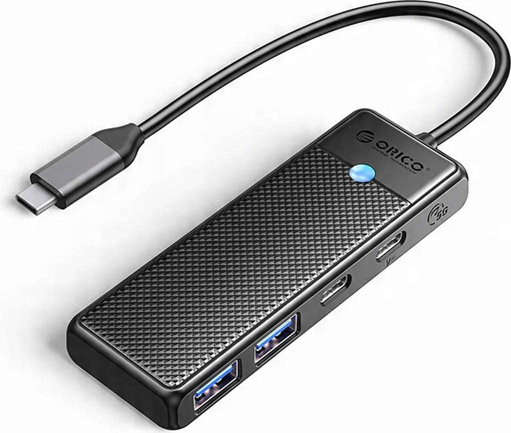 Orico Papw2Ac-C3 Docking Hub Usb-C 2X Usb-A 3.0 + 2X Usb-C 3.0 - Nero