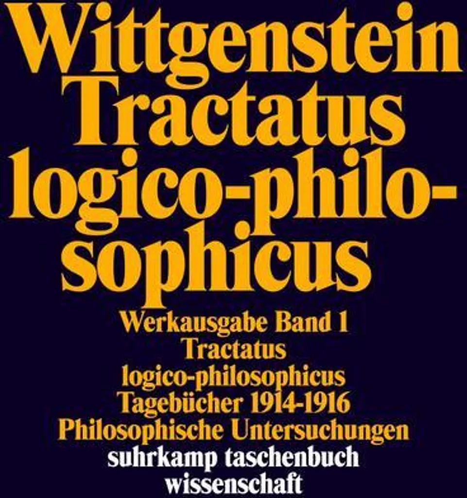 Livre Tractatus Logico-Philosophicus : Édition Intégrale Wittgenstein