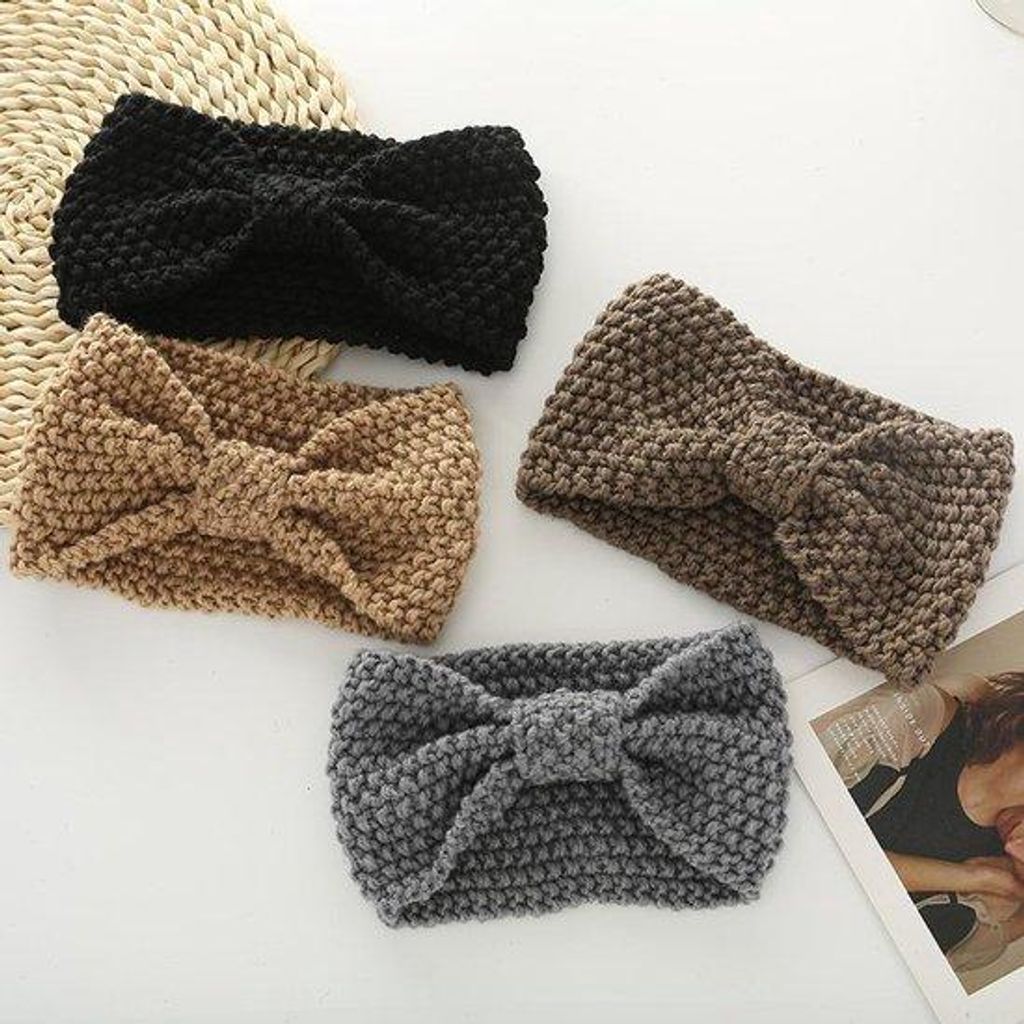 4er Set weiches Haarbürste, Maisstroh-Bürsten, warm und vielseitig, für Make-up, Yoga und tägliches Tragen, 19*13cm, Braun + Kamel + Grau + Sch...