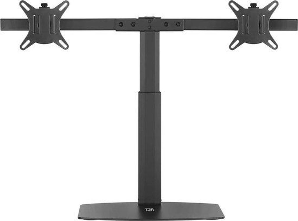 Doppelte Monitorhalterung bis 27 Zoll, schwarz, kippbar, drehbar, 6KG