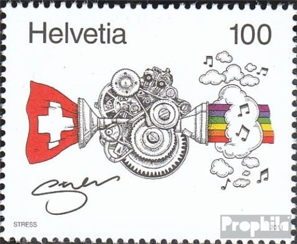 Briefmarken Schweiz 2011 Mi 2227 (kompl.Ausg.) postfrisch Giesecke & Devrient