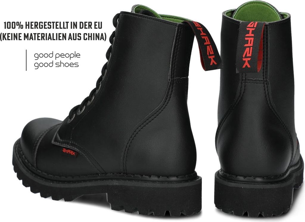 NAGABA Stiefel Damen Herren Springerstiefel 8-Loch -  - Produktbild 6