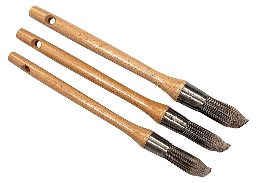 Pointed Brush Set, 3 Piece