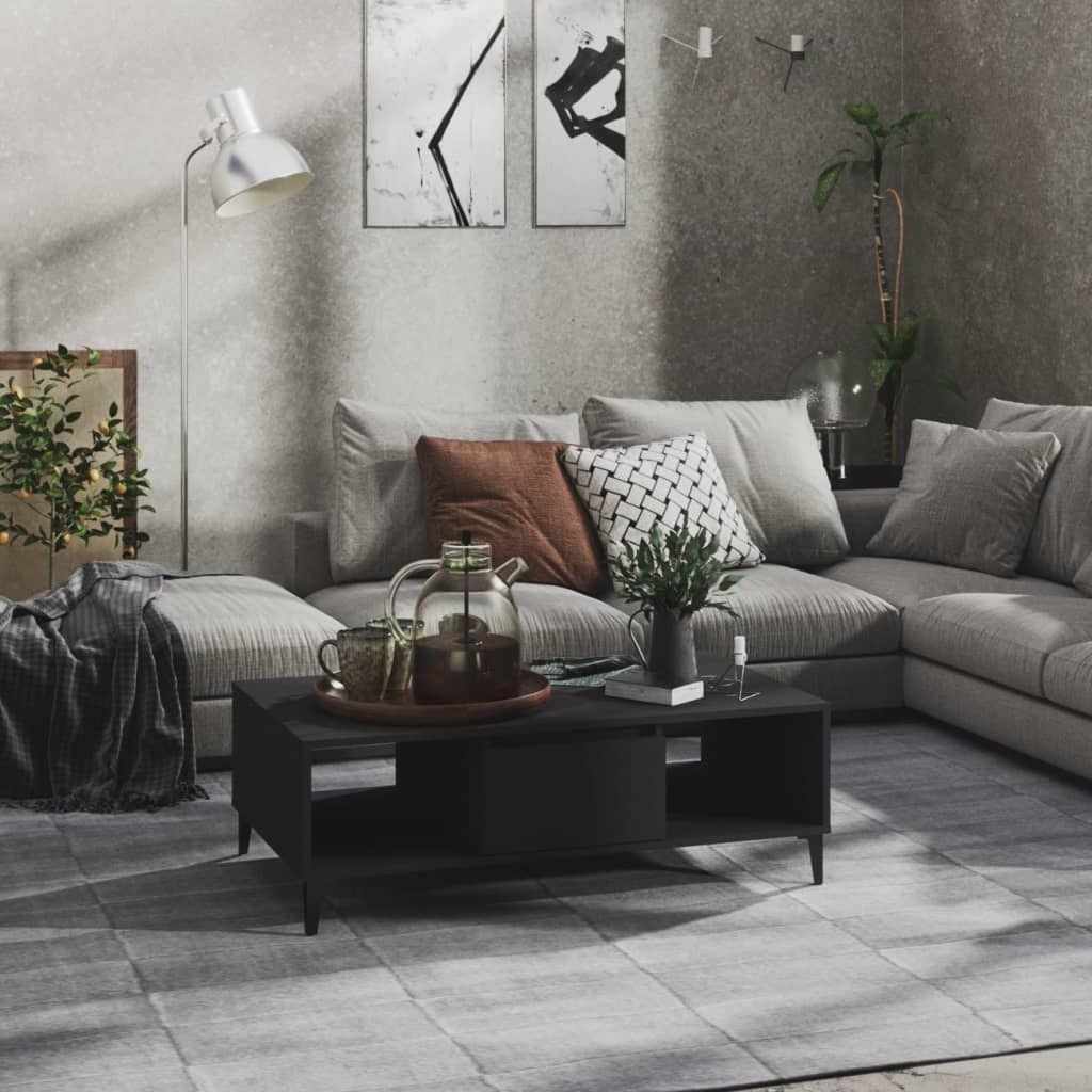 Maison Exclusive - Couchtisch Grau 103,5x60x35 cm Holzwerkstoff