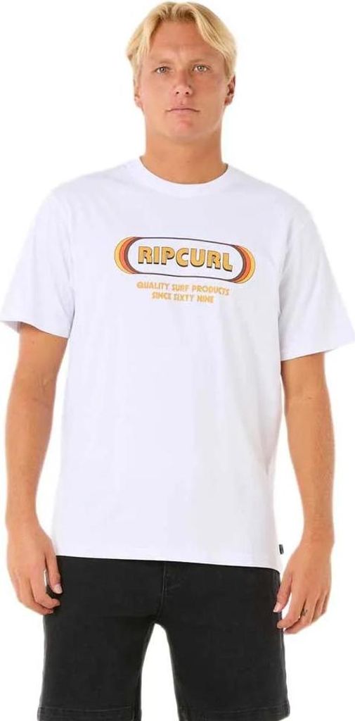 Rip Curl Surf Revival Yo Mumma Kurzarm-t-shirt Weiß M Herren Weiß M