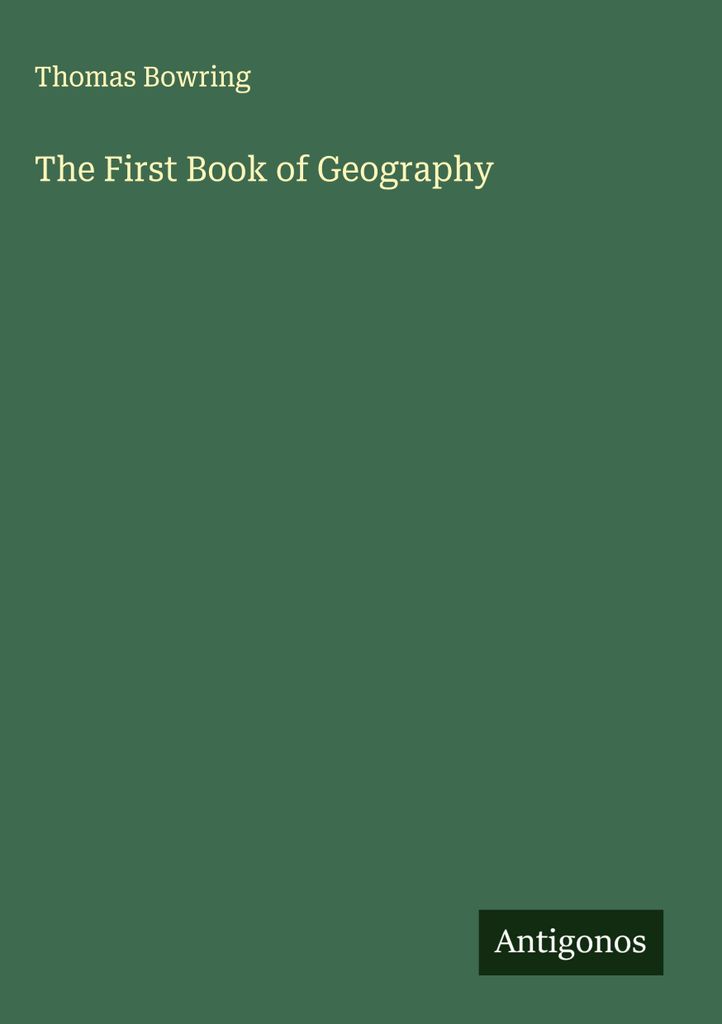 The First Book of Geography