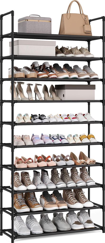 Schuhregal,10 Ebenen, Schuhablage, Schuhaufbewahrung, Produktbild 