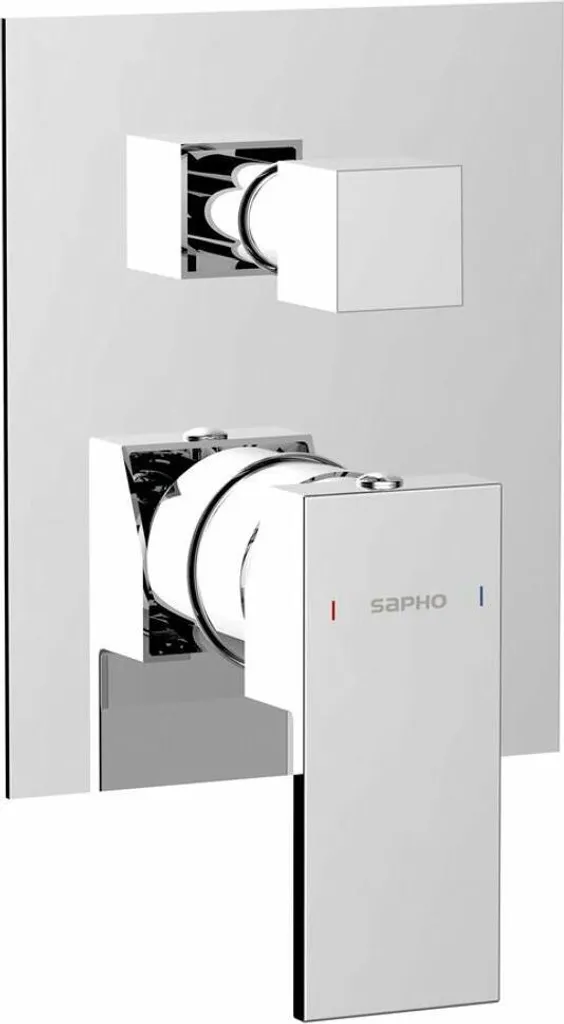 CUBEMIX Miscelatore Doccia 2 Vie Incasso Cromo | Alta Qualità Idraulica