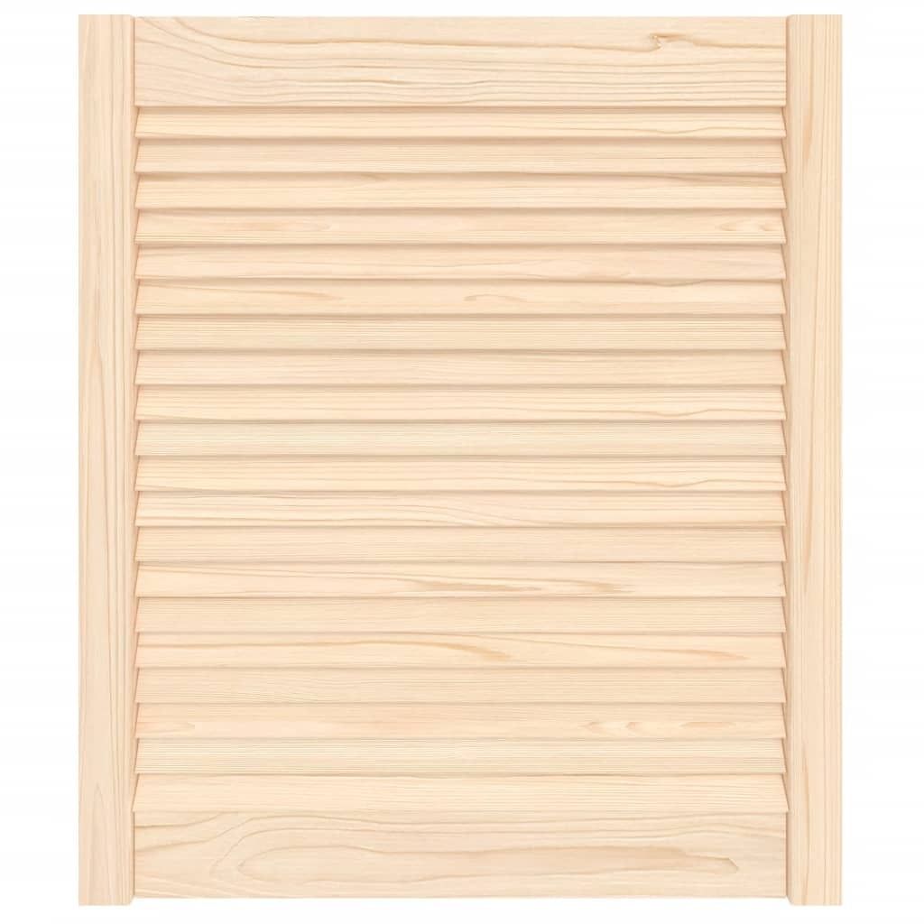 Schranktür Lamellen-Design 69x59,4 cm Massivholz Kiefer
