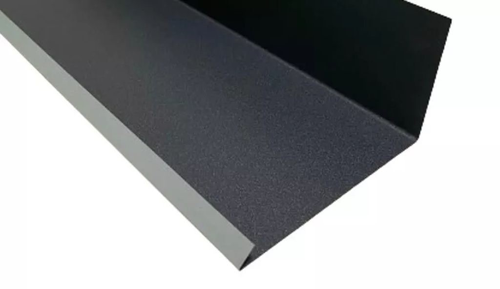 1 m Roofart Wandanschlußblech anthrazit RAL 7016 Produktbild 