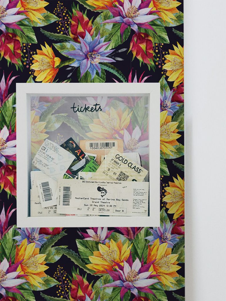 Coloray Fototapete 290x290 cm An Einer Wand Latex Latextapete - Blumen tropische Pflanzen