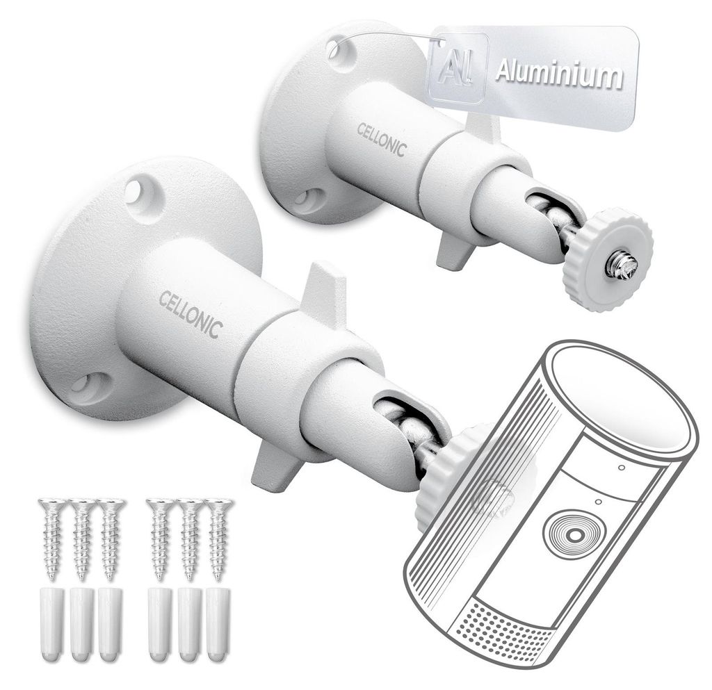 CELLONIC 2x Kamera Wandhalterung kompatibel mit Arlo Pro 1, Produktbild 