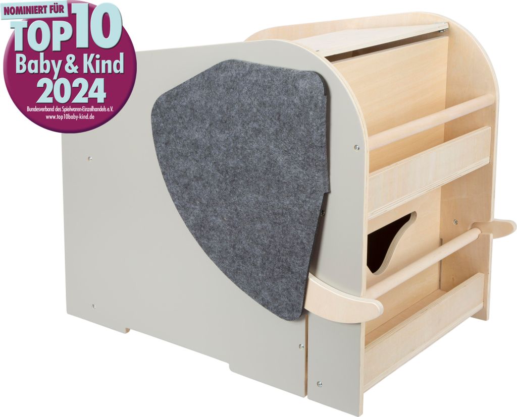 Spielzeugbox mit Sitz und Rollen Elefant „Wildlife“ Produktbild 