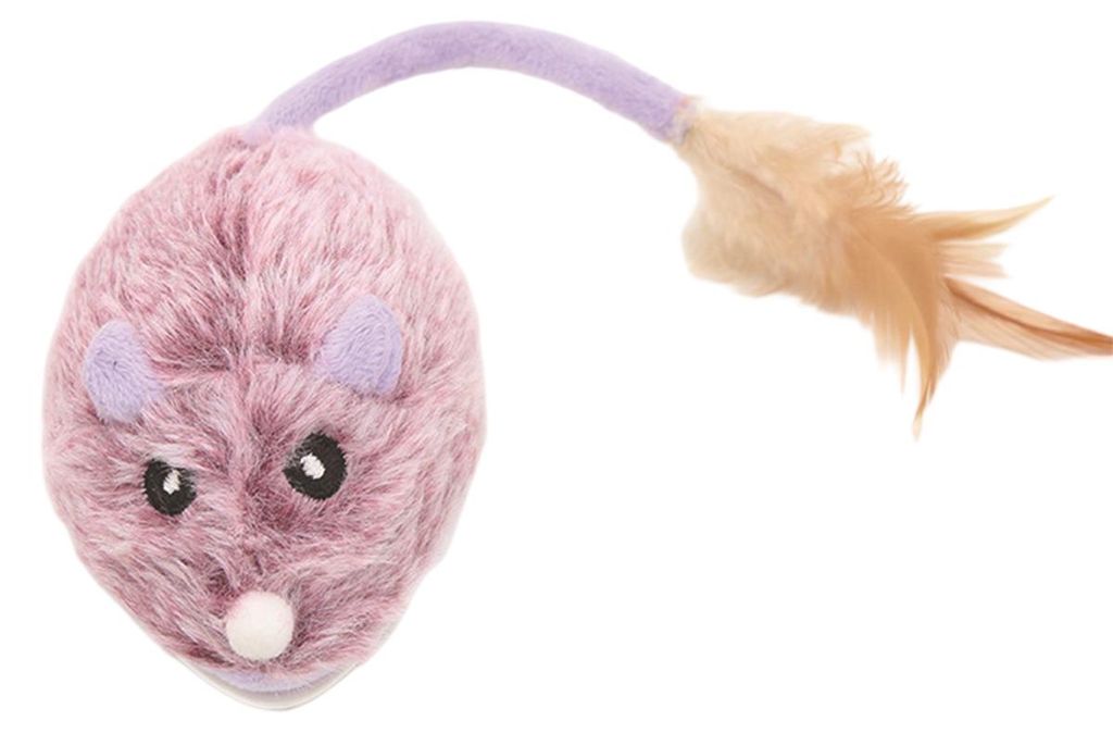 Interaktive Katzenspielzeugmaus, bewegliche, automatische elektronische Katzenspielzeugmaus, wiederaufladbare, quietschende Katzenspielzeugmaus fü...