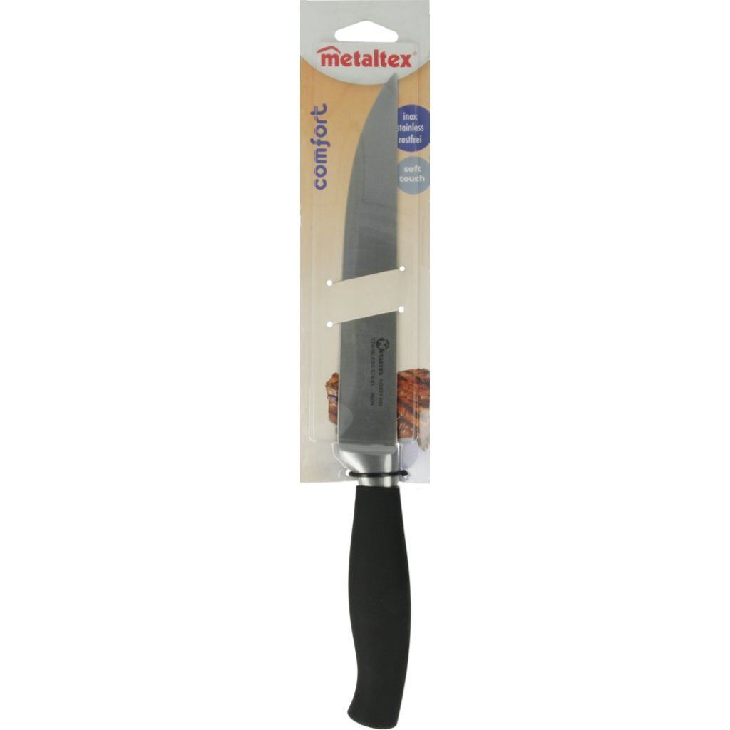 Metaltex Comfort Tranchiermesser 33 cm aus schwarzem Edelstahl