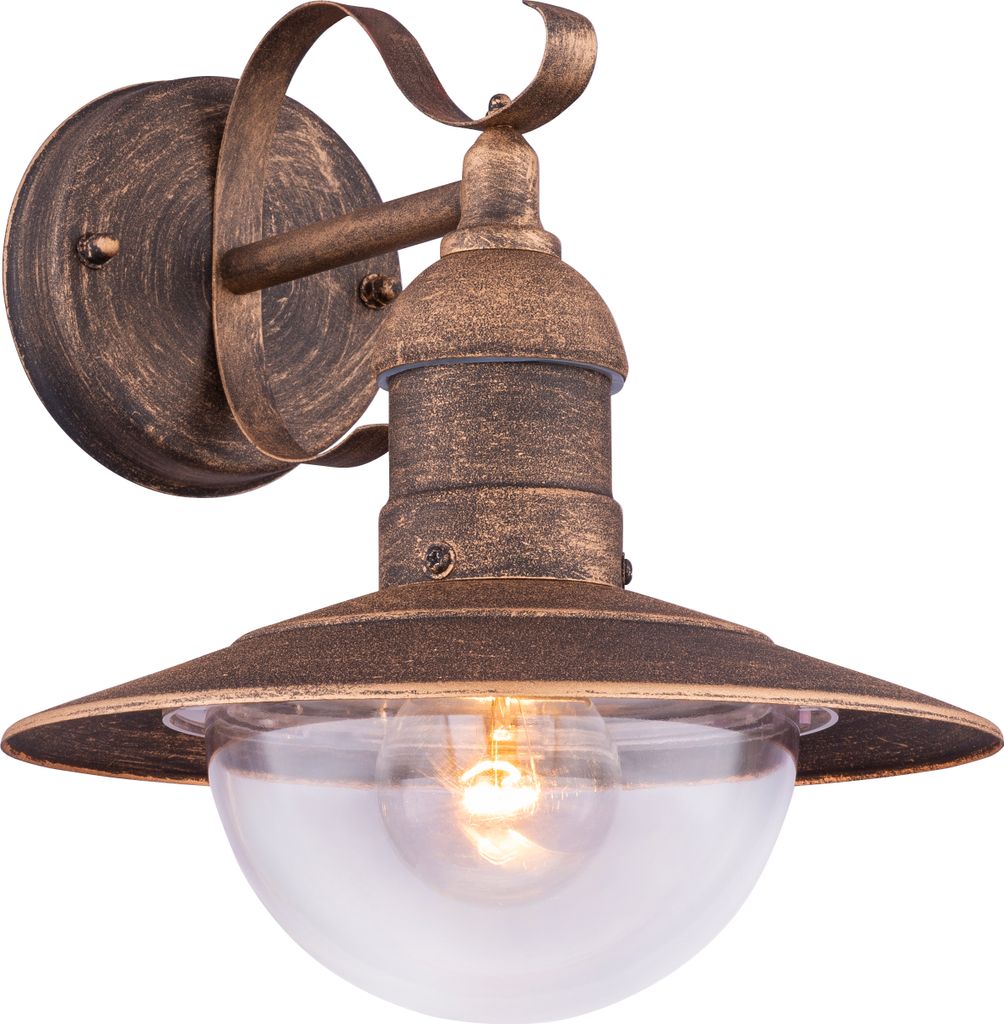 Globo Lighting Außenleuchte Metall schwarz, 1x E27 Produktbild 