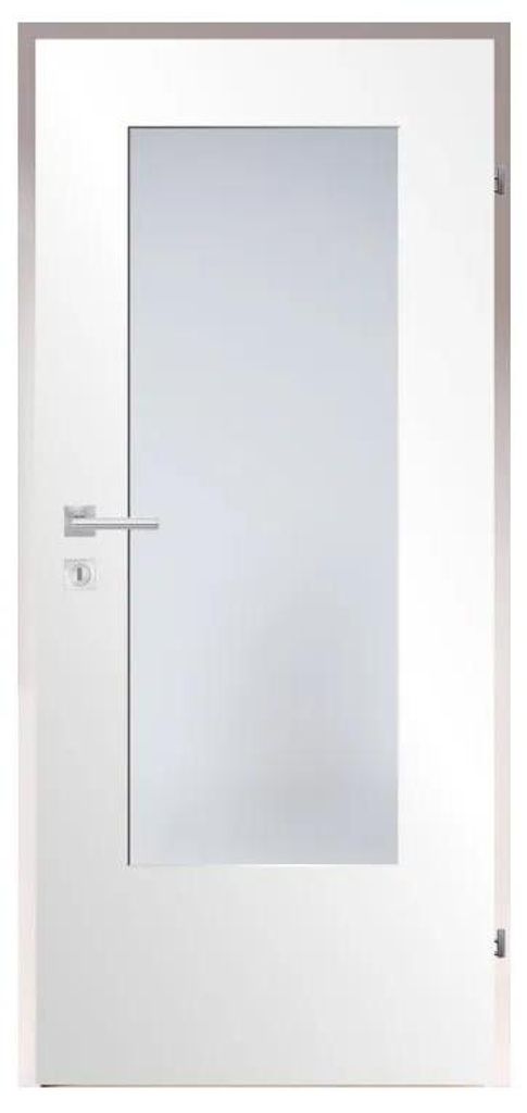 FLEXO Santinato ESG 4 mm Türen mit Lichtausschnitt, Sicherheitsglas, Einscheibensicherheitsglas, transparent, Lichtdurchlass, Glasausschnitt, Tür...