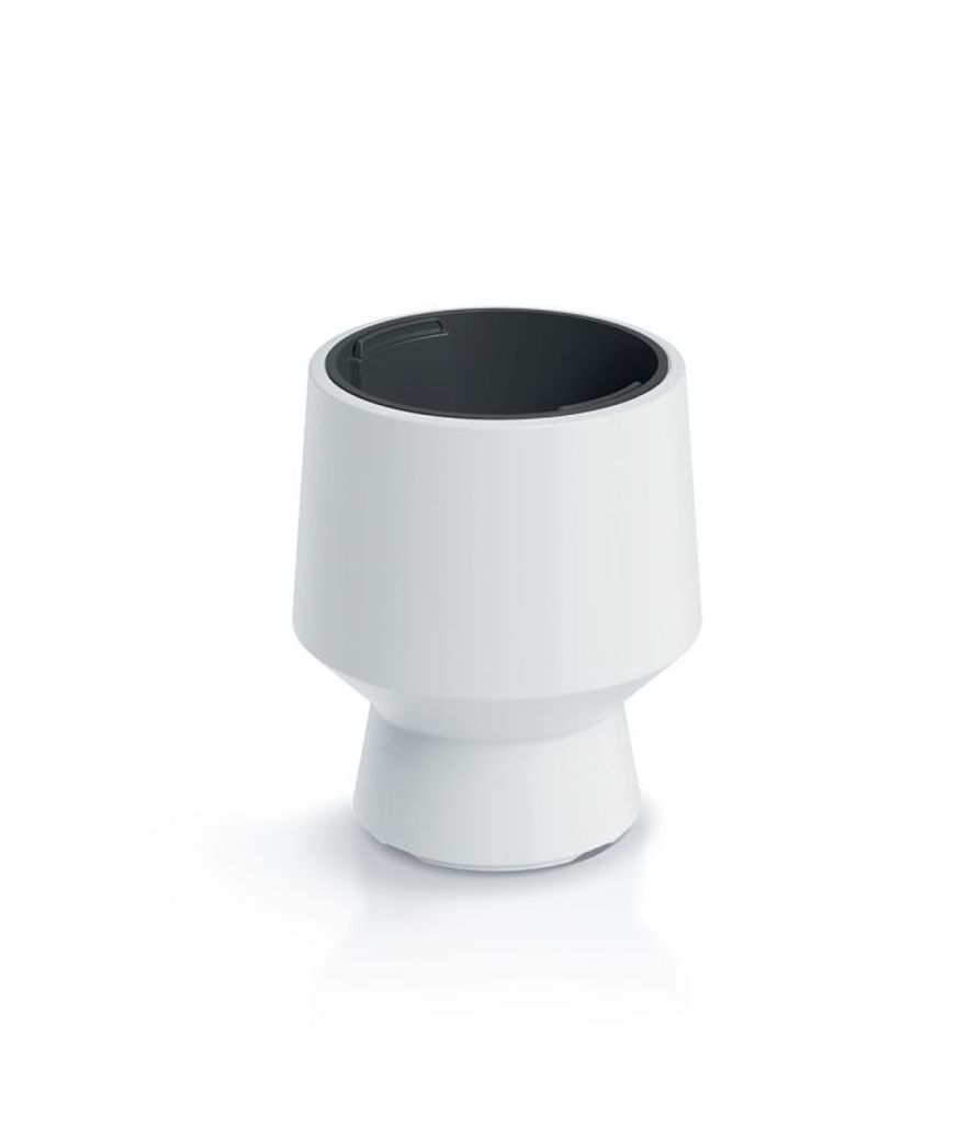 Sleek Planter with Smooth Surface and Elevated Tapered Base Produktbild 2