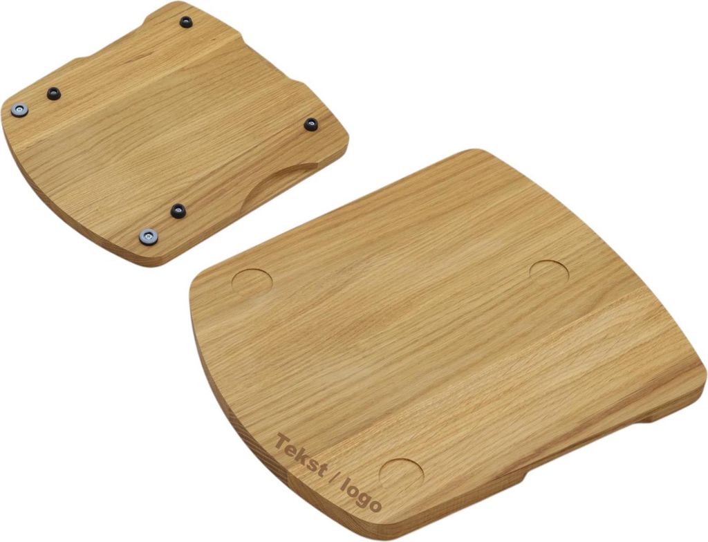 DIE HOLZBRETT AUS EICHENHOLZ FÜR THERMOMIX TM5 TM6, geölt + GRAVUR