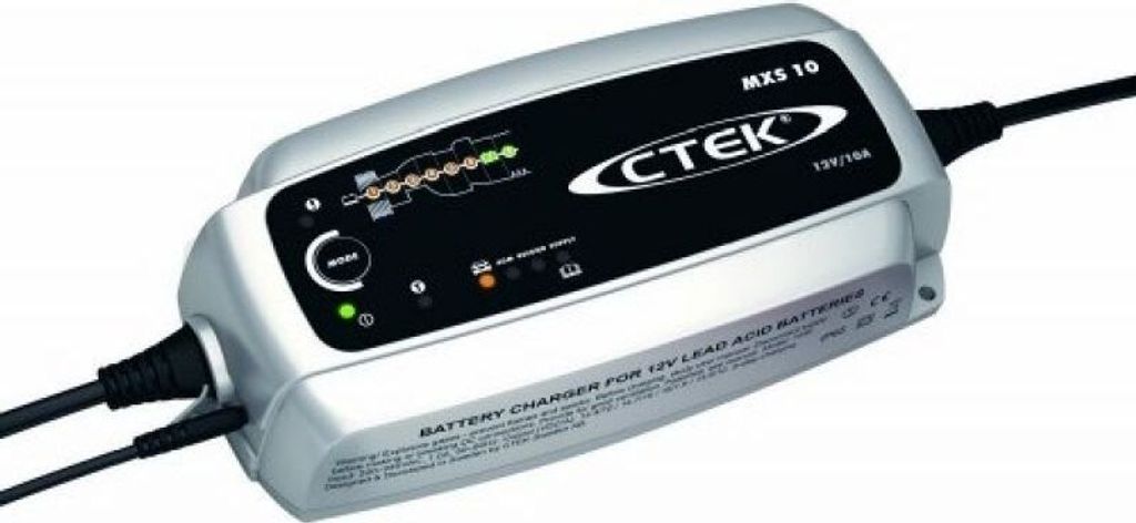 CTEK MXS 10 - 12V Ladegerät (AC-Netz) für Blei Akku 12V 10A Ladestrom Hochfrequenzladegerät