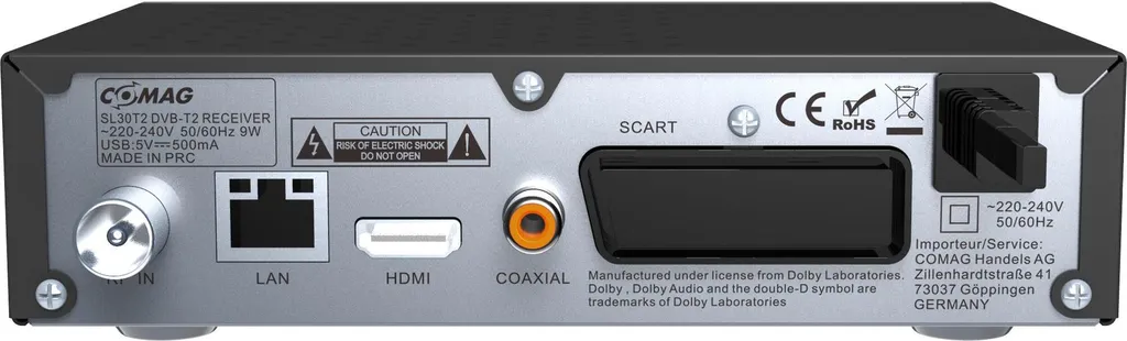 Décodeur TNT HD Comag SL30T2 - Adaptateur TV Numérique Terrestre FTA - 8
