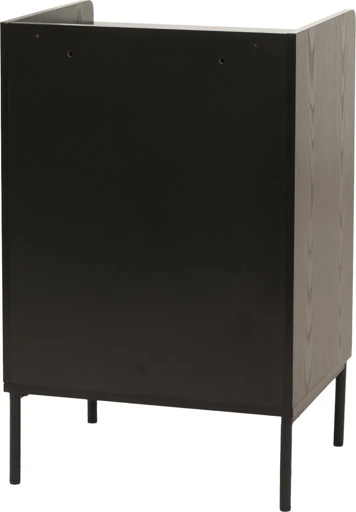 Cassettiera Moderna HWC-O39 Nera | Mobile 3 Cassetti per Casa e Studio - 12