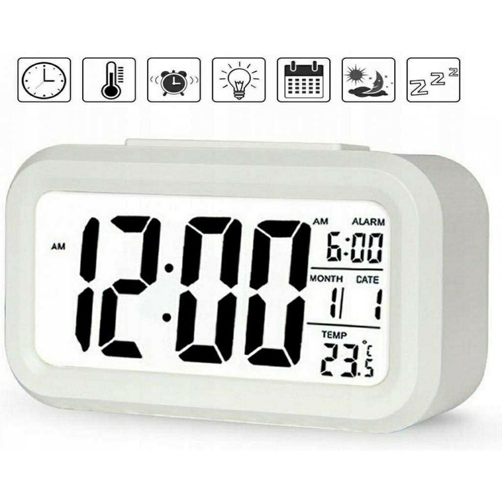 Zahlen Display Tisch Uhr Digital LED Alarm Elektronische uhr temperatur Snooze 