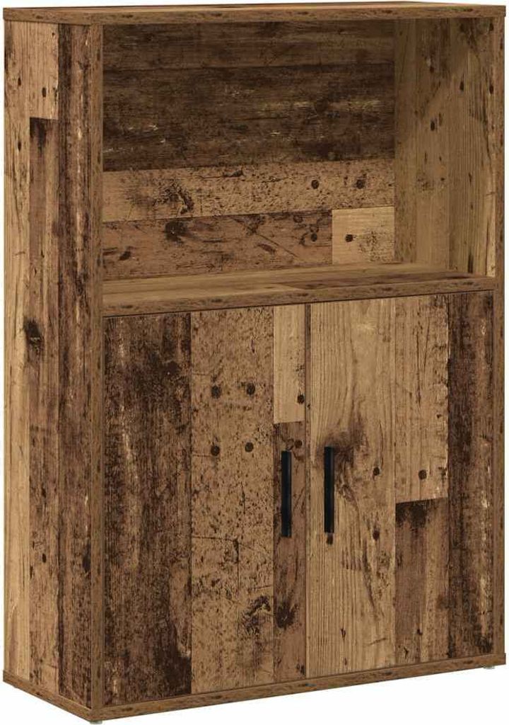 vidaXL Bücherregal Altholz-Optik 60x24x85 cm Holzwerkstoff
