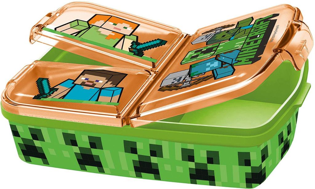 Minecraft 3geteilte Brotdose Produktbild 