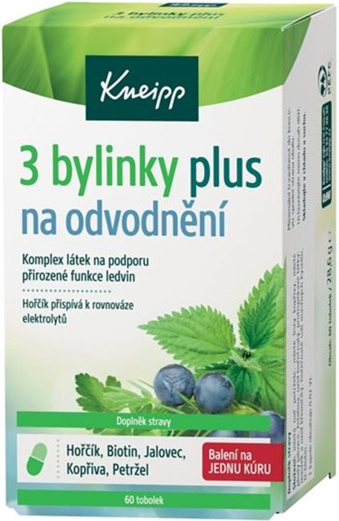 KNEIPP 3 Kräuter für die Entwässerung Plus 60 Tabletten