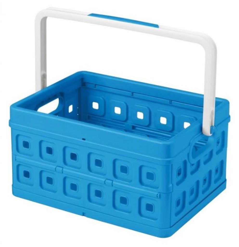 Scatola pieghevole Sunware Square 24L blu/bianco 43,5 x 31 Immagine del prodotto 