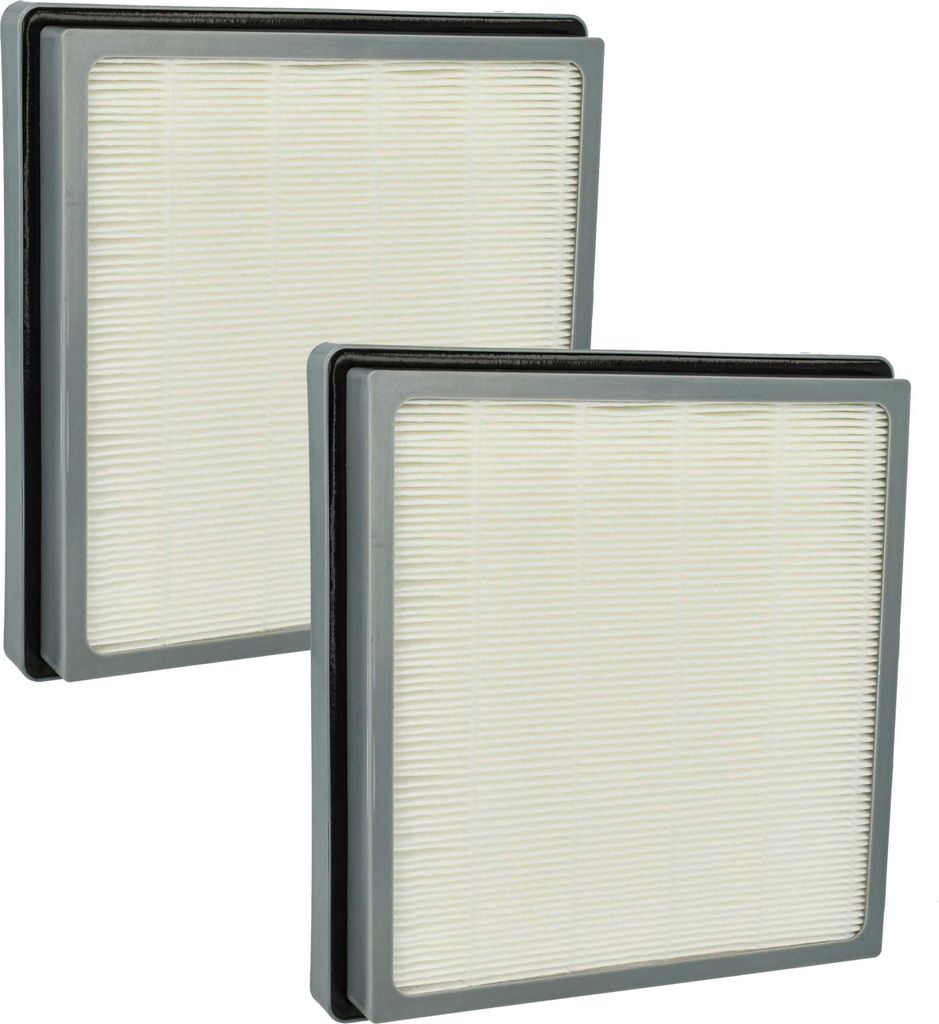 vhbw 2x Staubsaugerfilter kompatibel mit Nilfisk CDF 2010, CDF 2000, CDB 3060, CDB 3055, CDF 2050, CDF 2040 Staubsauger - Abluftfilter Grau Weiß