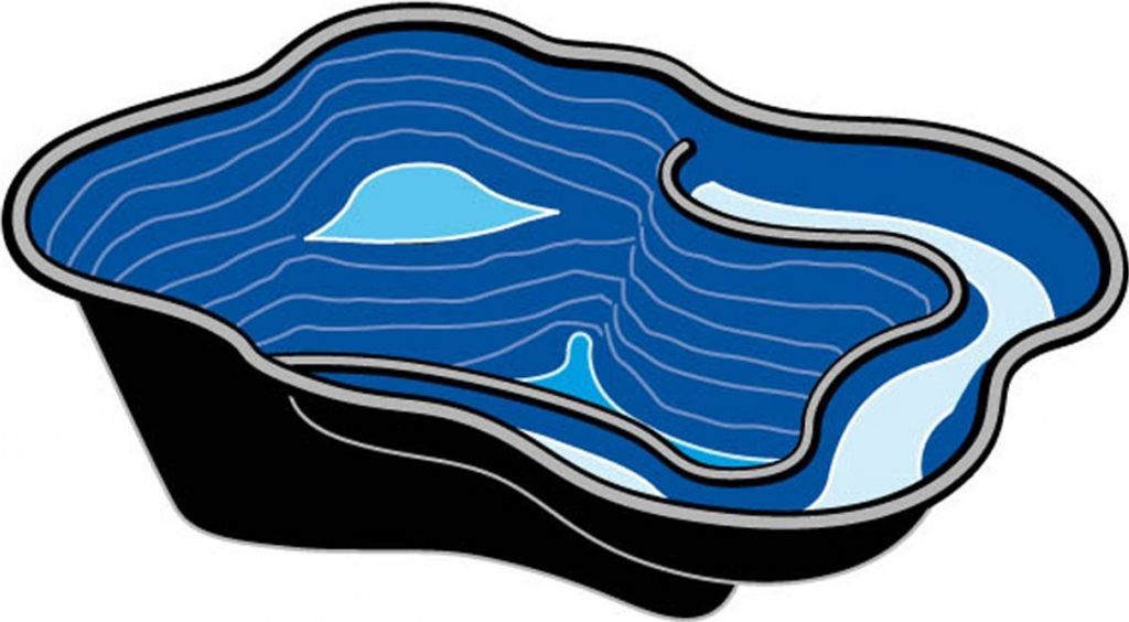 Ubbink Teichschale Fertigteich Iris S I schwarz Produktbild 
