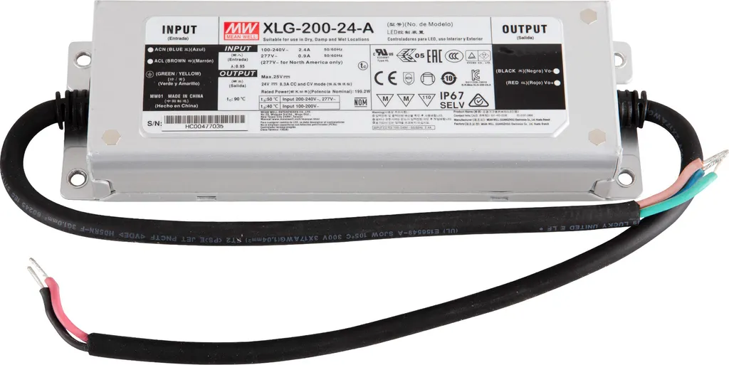 Stopper les Scintillements LED avec l'Alimentation 24V Mean Well XLG