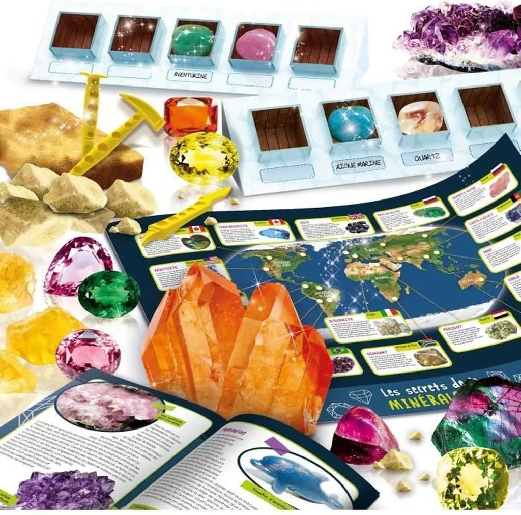 Jeu éducatif de minéralogie Lisciani - Collection de pierres précieuses - 2