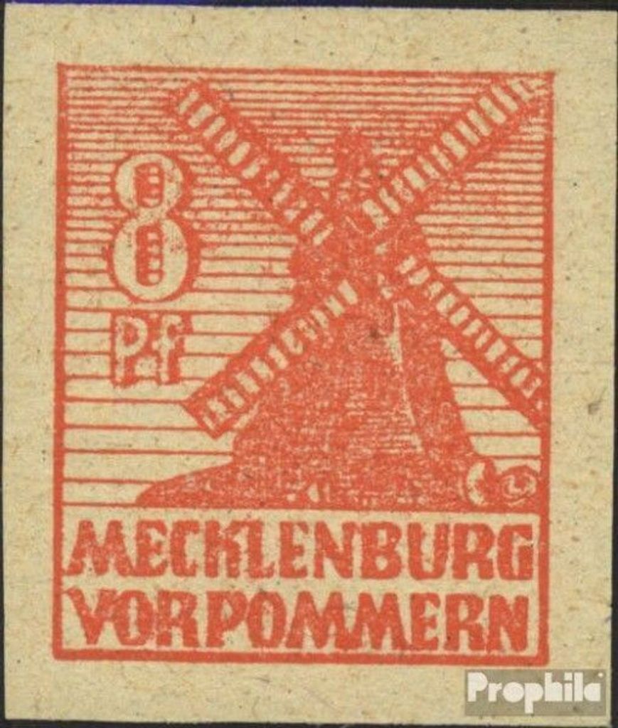 Briefmarken Sowjetische Zone (All.Bes.) 1945 Mi 34y a postfrisch Abschiedsserie