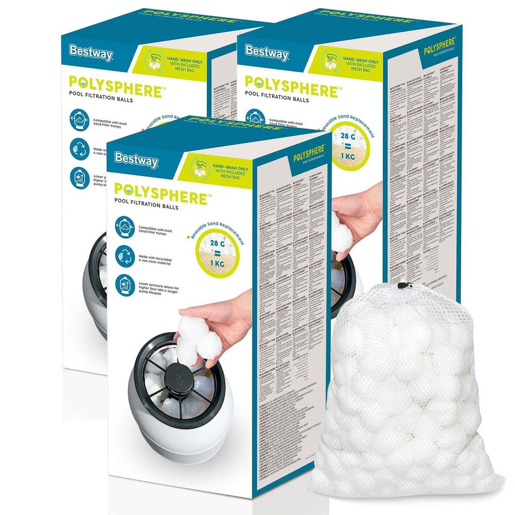 Kulki filtrujące Bestway Polysphere 1500 g do filtrów Zdjęcie produktu 