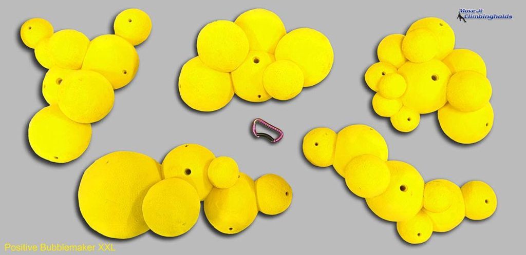 Klettergriffe Positive Bubblemaker XXL Move-it-Climbingholds,weiß