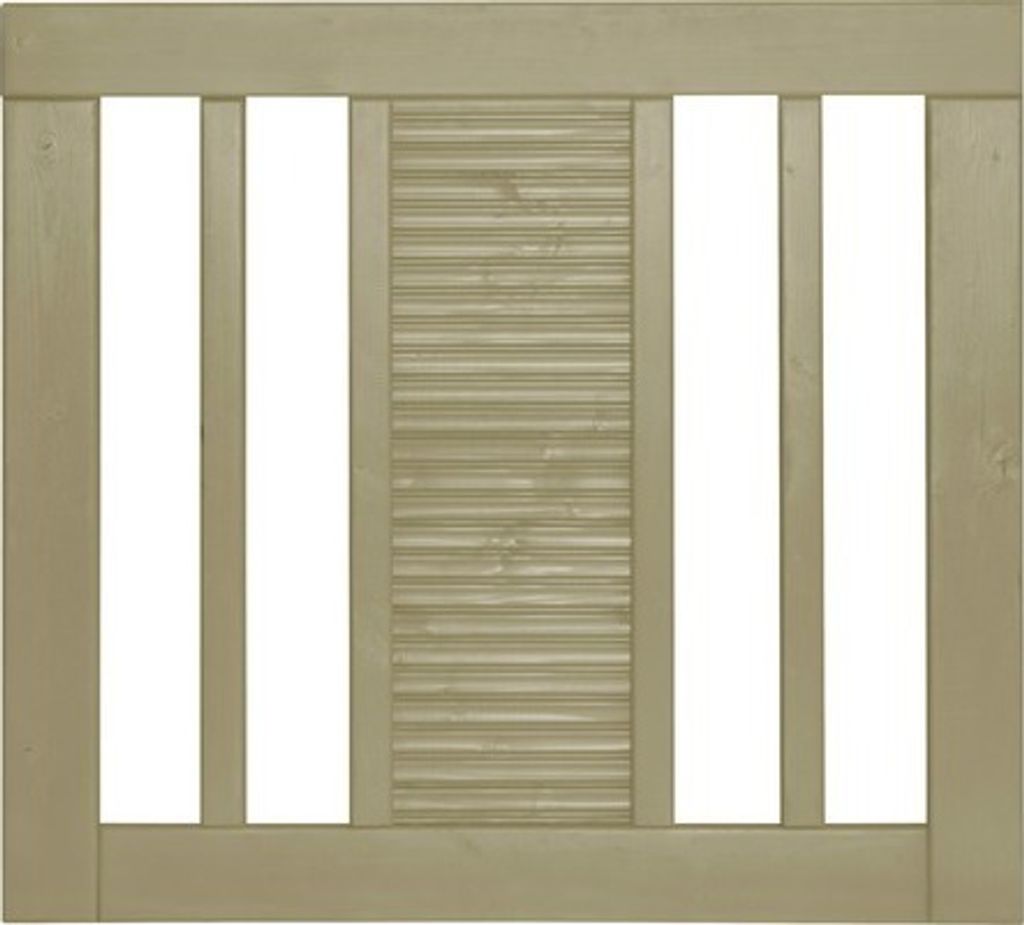 Einzeltor Konsta Fenris ohne Schloßfräsung 90 x 90 cm kesseldruckimprägniert