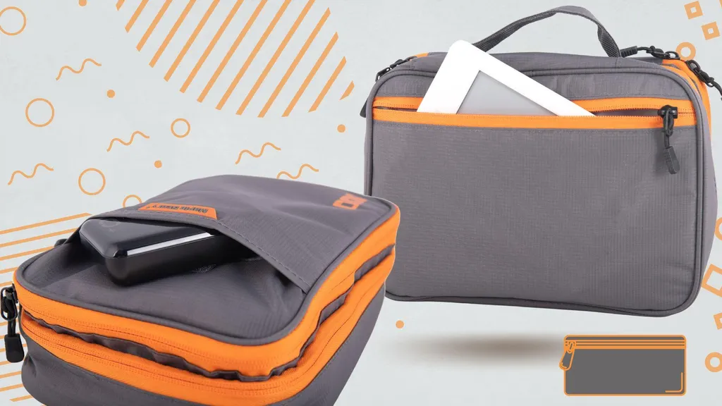 Borsa Organizer Per Cavi Da Viaggio Spaziosa A 2 Strati - 12