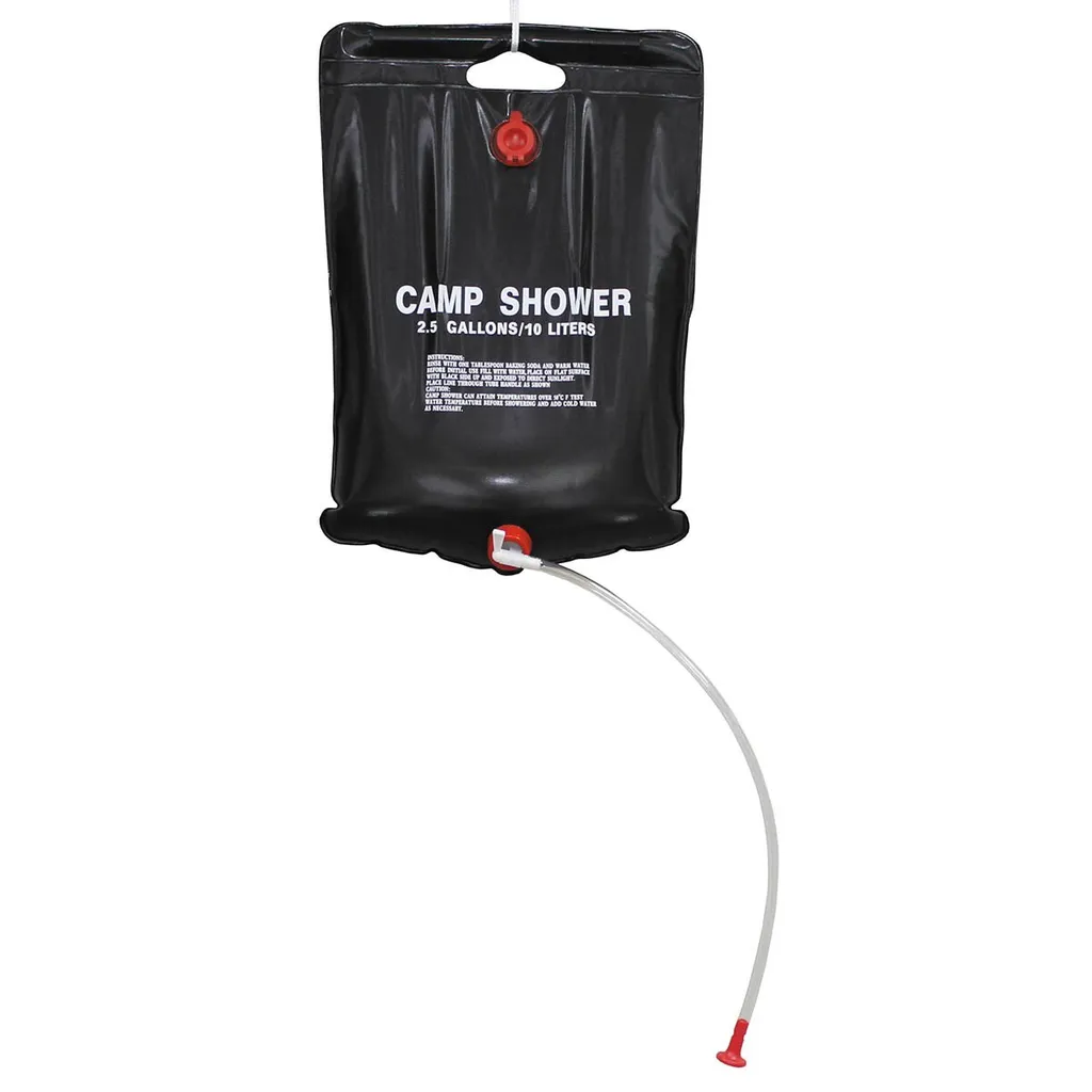 MFH Doccia Solare Portatile 10L - Kit Igiene Outdoor Leggero