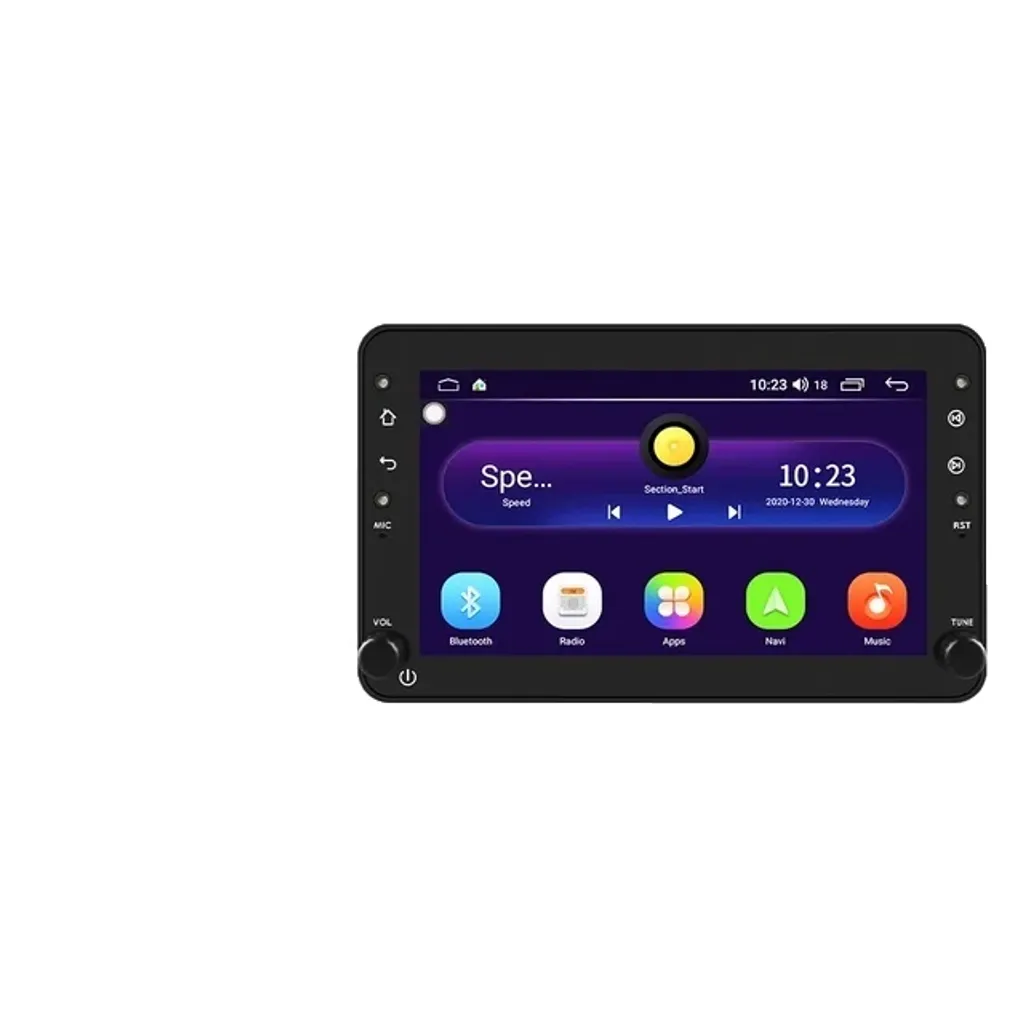 Navigation GPS Voiture Android 12 HC1L avec Wi-Fi et Bluetooth Intégré