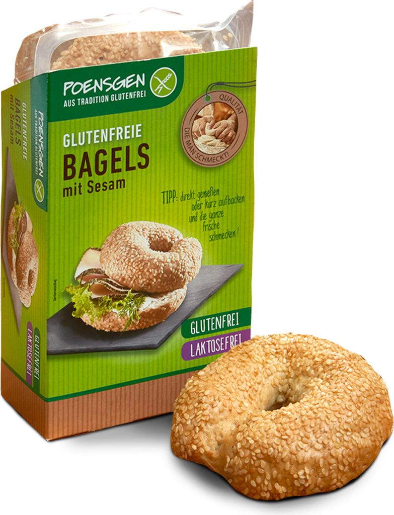 Bagels mit Sesamsaat Glutenfrei 150g