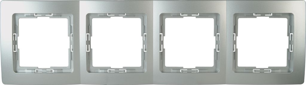 Kopp Paris Silber 4-fach Rahmen