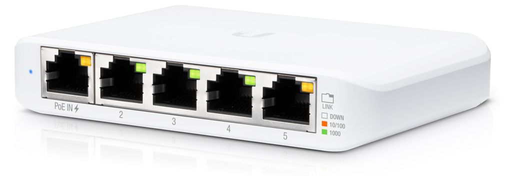Ubiquiti UniFi USW Flex Mini, Zarządzany, L2, Gigabit Zdjęcie produktu 