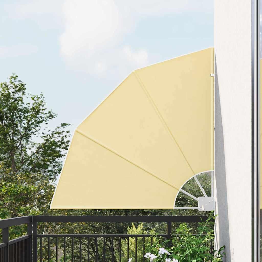 Möbel Balkon Sichtschutz Sandfarbe 115 x 115 cm Stoff - Sonnensegel 42000911