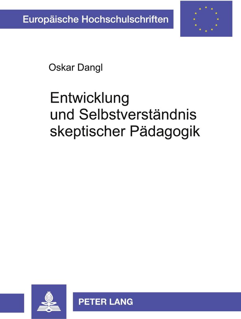 Entwicklung und Selbstverständnis skeptischer Pädagogik