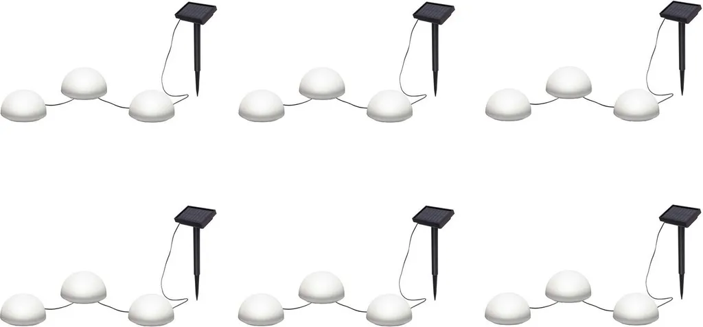 Lot de 18 Lampes Solaires au Sol pour Jardin - Éclairage Extérieur Inox
