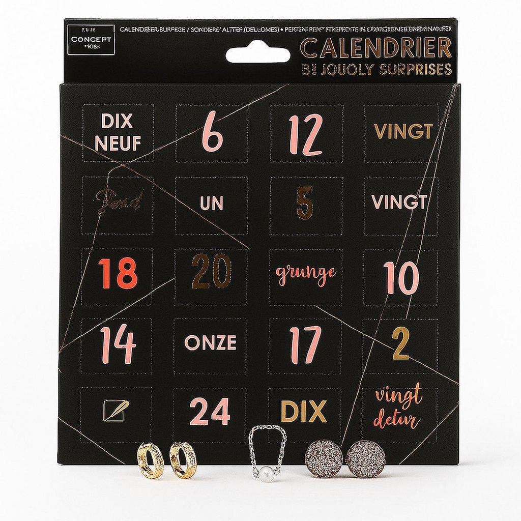 Schmuck Adventskalender - 24 Überraschungen Für Weihnachten